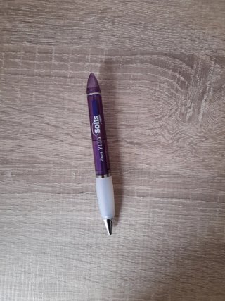 Bolígrafo grueso Solis con goma