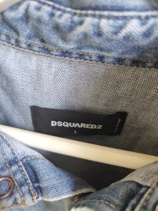 Camisa tejana DSQUARED2 azul
