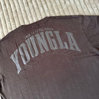 Camiseta YoungLA básica marrón XXL