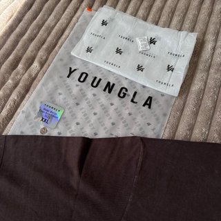 Camiseta YoungLA básica marrón XXL