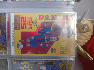 Carta Panini Messi 25 Stars On