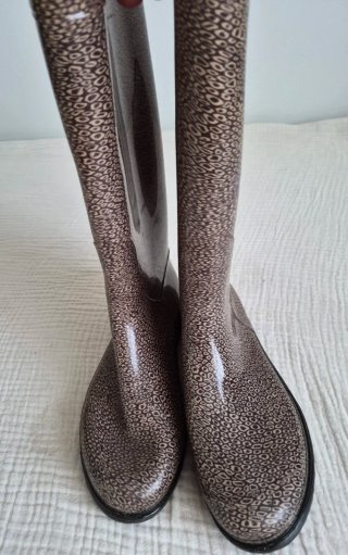 Botas de agua mujer animal print