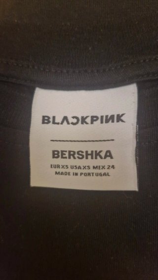 Camiseta Blackpink Bershka Talla XS