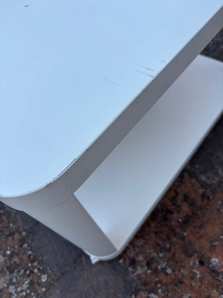 2 Mesas Centro Ikea Blancas con Ruedas