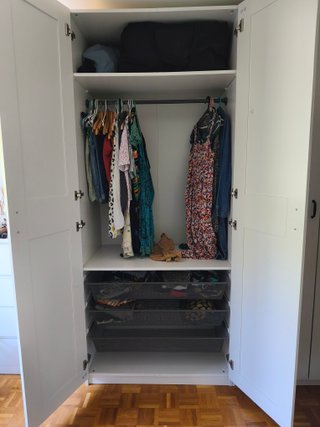 2 Armarios PAX Ikea Blancos, muy buen estado.