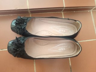 Zapatos planos V&D negros mujer