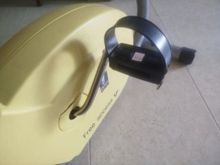 Bicicleta Estática Amarillo y Negro