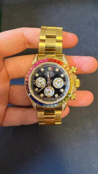Rolex Daytona Raimbow Dorado
