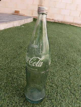 Botella Coca-Cola 1 Litro Antigua