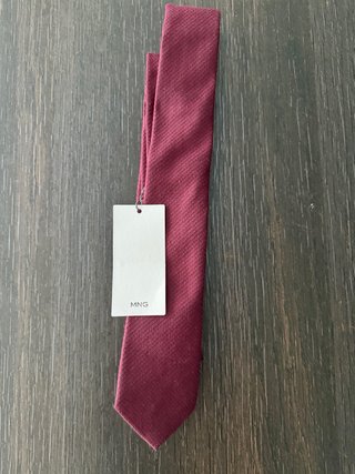 Corbata Mango Granate