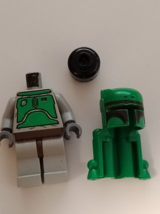 Minifigura LEGO Star Wars SW0002A – Boba Fett (Blu