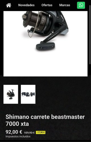 Carretes Shimano Beast Master XTA 7000