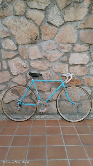 Bicicleta Fixie Vintage Azul