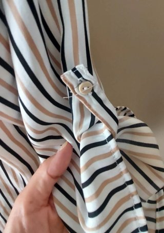 Blusa Stradivarius Rayas Talla S