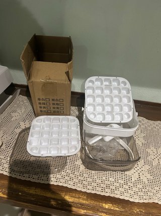Contenitore porta ghiaccio 2 vaschette