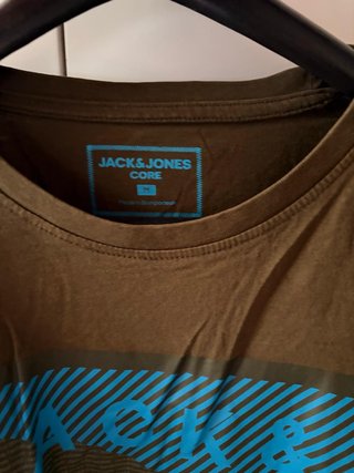 Camiseta Jack & Jones Core Hombre Talla M Verde Ol
