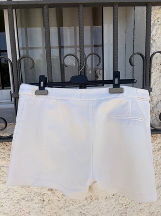 Pantalones cortos blancos mujer