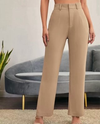Pantalón Beige Mujer
