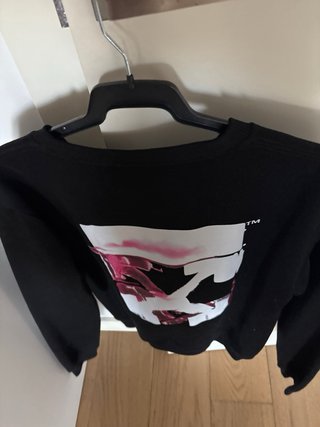 Felpa Off-White Nera Uomo
