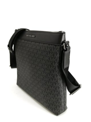 Bandolera Michael Kors Cooper Signature Negra