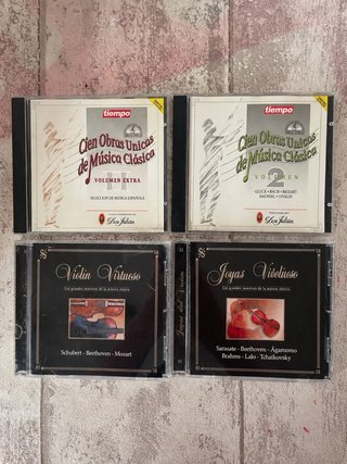 Lote 10 CDs Música Clásica: Grandes Genios