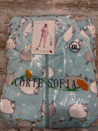Pijama/Bata Corte Sofia XXL Ovejas Rosa