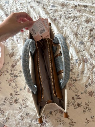 Bolso Liu Jo Beige y Azul Nuevo