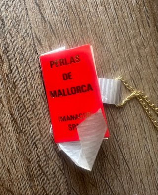 Collar Majorica perla dorada