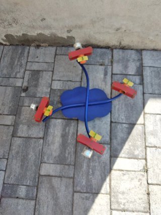 Lampadario cameretta bimbo a forma di aereo