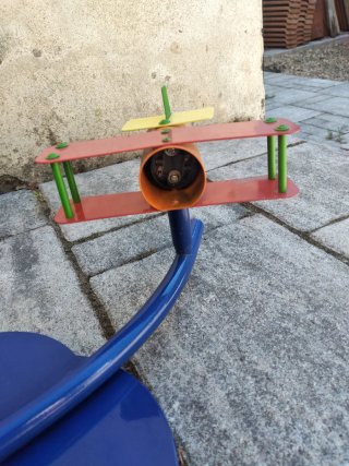 Lampadario cameretta bimbo a forma di aereo