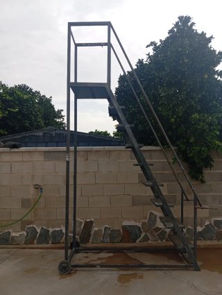 Escalera de hierro