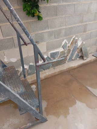 Escalera de hierro