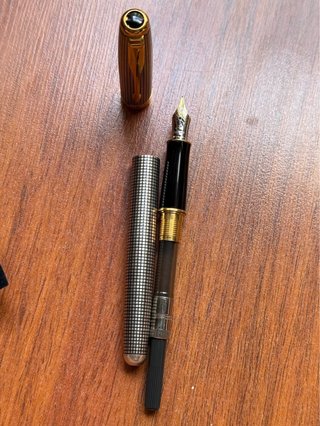 Pluma y Bolígrafo de plata - Parker Sonnet Cisele
