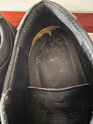 Zapatos niño colegio velcro negros