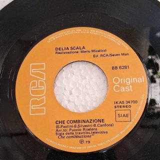 Delia Scala Che combinazione/Invisibile 7" 45 RPM