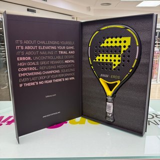 Pala de pádel bikkoa Eros Amarillo fluorescente (Nueva)