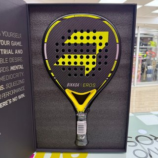 Pala de pádel bikkoa Eros Amarillo fluorescente (Nueva)