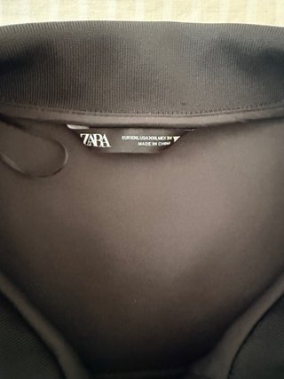 Chaqueta Zara Neopreno Manga Abullonada Talla XL