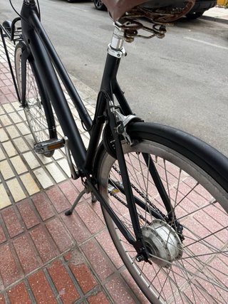 Bicicleta Fixie sin cambios