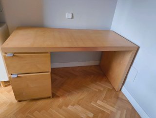 Scrivania Ikea Malm in legno