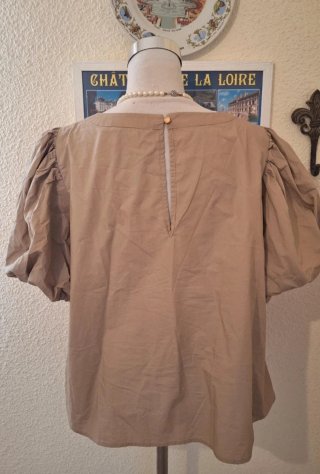 Blusa Next Beige con Encaje