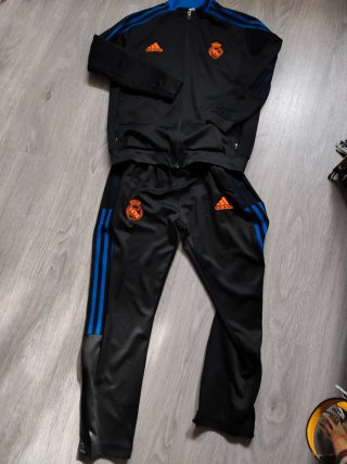 Chándal Adidas Real Madrid Negro y Azul