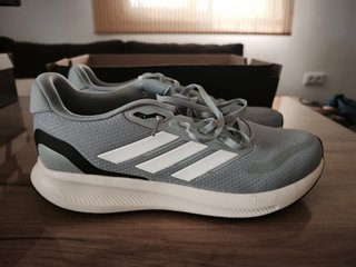 Zapatillas Adidas Runfalcon 5 Hombre – Gris/Blanco