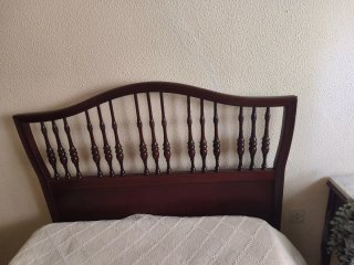 Cabecero de madera para cama de 90