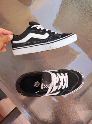 Zapatillas Vans Caldrone Negras y Blancas