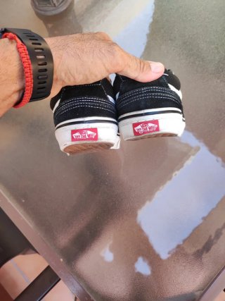 Zapatillas Vans Caldrone Negras y Blancas