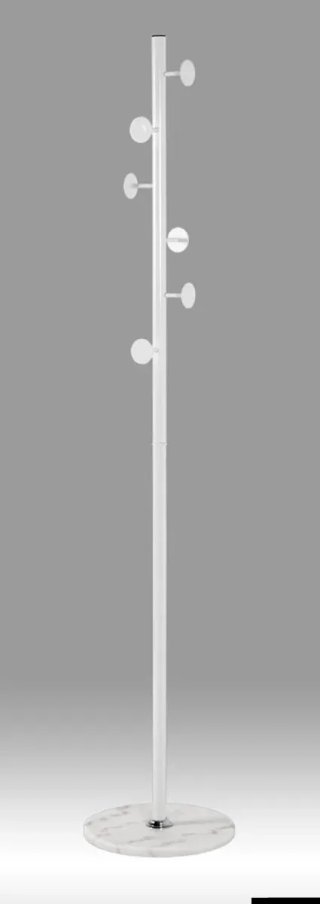 intempora Perchero Blanco Metal y Mármol 172cm