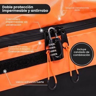 Cofre Techo Coche Sailnovo 595L Impermeable