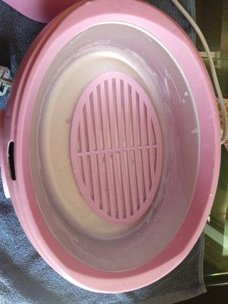 Máquina de parafina rosa