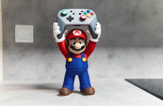 Soporte Mando Pro Nintendo Switch (Mario)